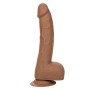 CALEXOTICS - SILICONE STUDS 20,32 CM Braun - Realistischer, flexibler Dildo mit Saugnapf