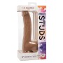 CALEXOTICS - SILICONE STUDS 20,32 CM Braun - Realistischer, flexibler Dildo mit Saugnapf