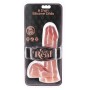 GET REAL - Realistischer Silikon-Dildo 20,5 cm mit Hoden, hautfarben
