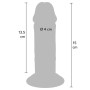 GET REAL - Deluxe Doppeldichte TPE Dildo Extra Dick 15 cm