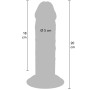 GET REAL Deluxe Dildo 20 cm – Extra dick, doppelte Dichte, TPE