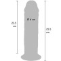 GET REAL - Deluxe Doppel-Dichte TPE Dildo Extra Dick 25,5 cm