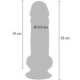 GET REAL Deluxe Realistischer Penis mit Extra Dicken Hoden 23 cm