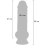 GET REAL Deluxe Realistischer Penis mit extra dicken Hoden 25 cm