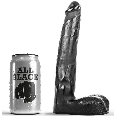ALL BLACK - Realistischer Dildo 21 cm