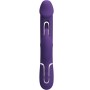 PRETTY LOVE Kampas Rabbit 3-in-1 Multifunktionsvibrator mit Zunge, Violett
