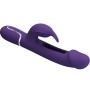 PRETTY LOVE Kampas Rabbit 3-in-1 Multifunktionsvibrator mit Zunge, Violett