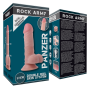 ROCKARMY Dual Density Panzer Realistisches Dildo 17 cm x 4,46 cm