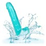 CalExotics Size Queen Dildo Blau 20,3 cm mit flexibler Basis und Saugnapf