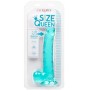 CalExotics Size Queen Dildo Blau 20,3 cm mit flexibler Basis und Saugnapf
