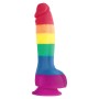 PRIDE - LGBT Flag Dildo 15 cm aus hochwertigem Silikon