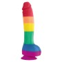 PRIDE - LGBT Flag Dildo 19 cm aus hochwertigem Silikon