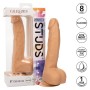 CalExotics Silicone Studs 20,32 cm - Hautfarbener, flexibler Dildo mit Saugnapfbasis