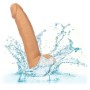 CalExotics Silicone Studs 20,32 cm - Hautfarbener, flexibler Dildo mit Saugnapfbasis