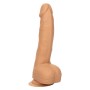 CalExotics Silicone Studs 20,32 cm - Hautfarbener, flexibler Dildo mit Saugnapfbasis