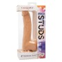 CalExotics Silicone Studs 20,32 cm - Hautfarbener, flexibler Dildo mit Saugnapfbasis