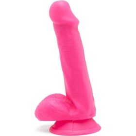 GET REAL - HAPPY DICKS DILDO 12 CM MIT TESTIKELN ROSA