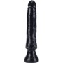 GET REAL Starter Dong 16 cm Schwarz - Realistischer TPE Dildo mit Saugnapf