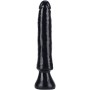 GET REAL Starter Dong 16 cm Schwarz - Realistischer TPE Dildo mit Saugnapf