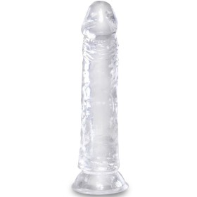 KING COCK - Klarer realistischer Penis 19,7 cm transparent