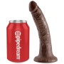 KING COCK - Realistischer Dildo Schokolade 17,8 cm