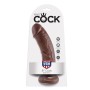 KING COCK - 8 Dildo Braun 20,3 cm Realistisch und Handgefertigt