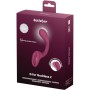 SATISFYER G for Goddess 2 Rabbit Vibrator Bordeaux – Flexibler Klitoris- und G-Punkt-Stimulator