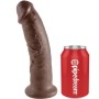 KING COCK - 9 Dildo Braun 22,9 cm - Realistisches Design
