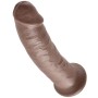 KING COCK - 9 Dildo Braun 22,9 cm - Realistisches Design