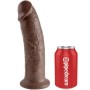 KING COCK - 10 Realistischer Dildo Braun 25,4 cm