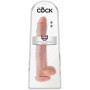 KING COCK - Dildo mit Hoden 35,6 cm in Naturfarbe