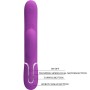 PRETTY LOVE Perlita 3-in-1 Multifunktions Rabbit Vibrator Lila