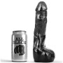 ALL BLACK - Realistischer Anal-Penis 20 cm