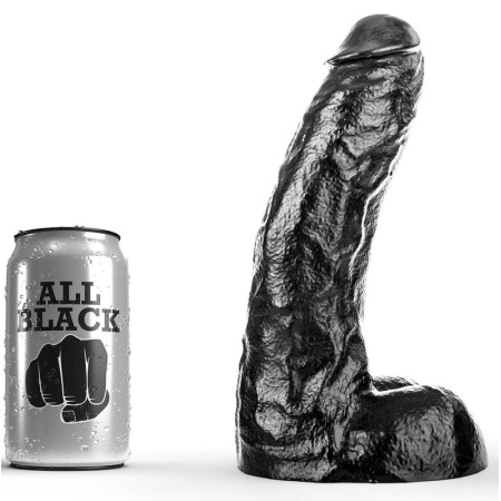 ALL BLACK - DONG 25,5 CM PVC-Dildo