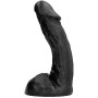 ALL BLACK - Dildo 28 cm mit gebogener Form für G-Punkt-Stimulation
