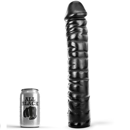 ALL BLACK - DONG 38 CM Silikon-Dildo