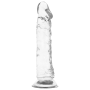 X RAY - Klarer Dildo 21 cm - Ø 4 cm - Realistisches, flexibles Design