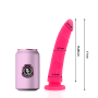 DELTA CLUB - Realistischer rosa Silikon-Dildo 17 cm x 3 cm