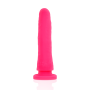 DELTA CLUB - Realistischer rosa Silikon-Dildo 17 cm x 3 cm