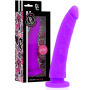 DELTA CLUB - Realistischer lila Dildo aus medizinischem Silikon 17 cm