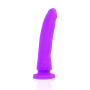 DELTA CLUB - Realistischer lila Dildo aus medizinischem Silikon 17 cm