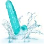 CALEXOTICS - SIZE QUEEN DILDO BLAU 15,3 CM Realistischer TPR Vibrator