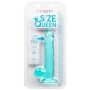 CALEXOTICS - SIZE QUEEN DILDO BLAU 15,3 CM Realistischer TPR Vibrator