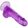 CALEXOTICS SIZE QUEEN DILDO LILA 15,3 CM – Flexibler TPR Dildo mit Saugnapf