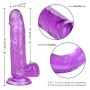 CALEXOTICS SIZE QUEEN DILDO LILA 15,3 CM – Flexibler TPR Dildo mit Saugnapf