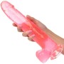 CALEXOTICS - Size Queen Dildo Pink 25,5 cm mit flexibler Achse und Saugnapf