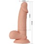 BAILE Beautiful Encounter Zebulon Flexibler Realistischer Dildo 19,4 cm Naturfarben