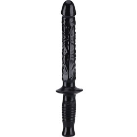 GET REAL - THE MANHANDLER 38 CM Schwarz Dildo mit Griff