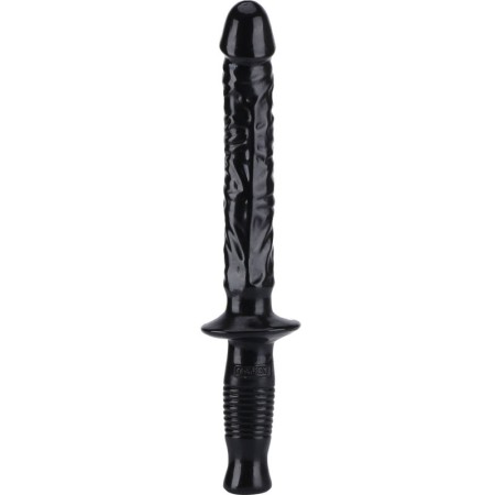 GET REAL - THE MANHANDLER 38 CM Schwarz Dildo mit Griff