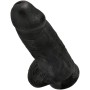 KING COCK - Realistischer Chubby Dildo 23 cm Schwarz